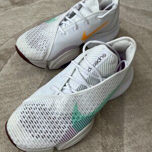 Nike Air Zoom SuperRep White and Multicolored Athletic Shoes